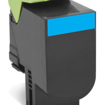 Tóner Lexmark Cian Original Modelo 70C80C0 - Programa de Retorno