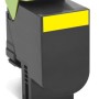Tóner Lexmark 70C80Y0 - Amarillo - Programa de Retorno - 70C80Y0