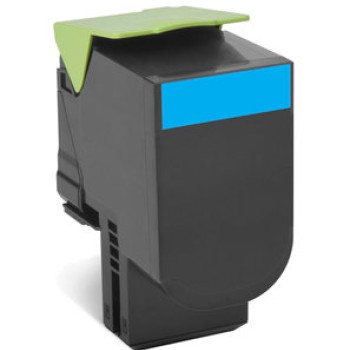 Tóner Lexmark Cian Alto Rendimiento 3000 Páginas Modelo 70C8HC0