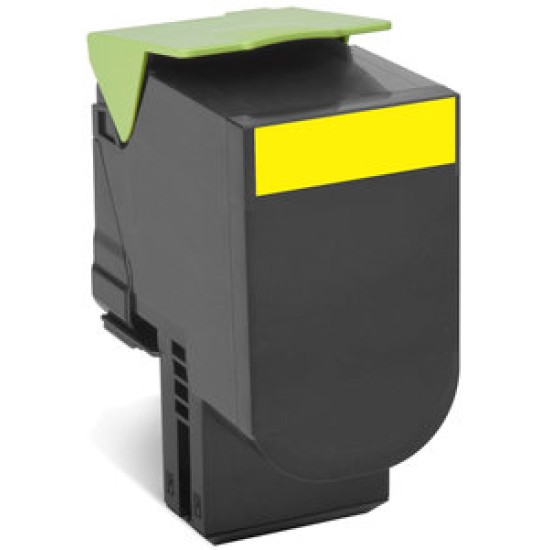 Tóner Lexmark 70C8HY0 - Amarillo - Programa de Retorno - 70C8HY0