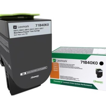 Tóner Lexmark Negro Original 3000 Páginas Modelo 71B40K0