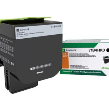 Tóner Lexmark Negro Original 71B4HK0 - Compatible con CX417de y CS417dn