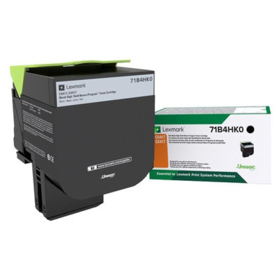 Tóner Lexmark 71B4HK0 - Negro - 71B4HK0