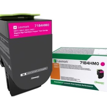 Tóner Lexmark Magenta Alto Rendimiento 3500 Páginas Modelo 71B4HM0