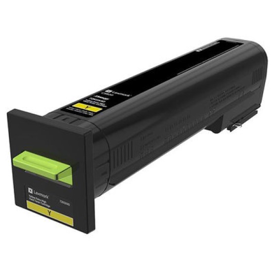 Tóner Lexmark 72K4XY0 - Amarillo - 22,000 Páginas - 72K4XY0