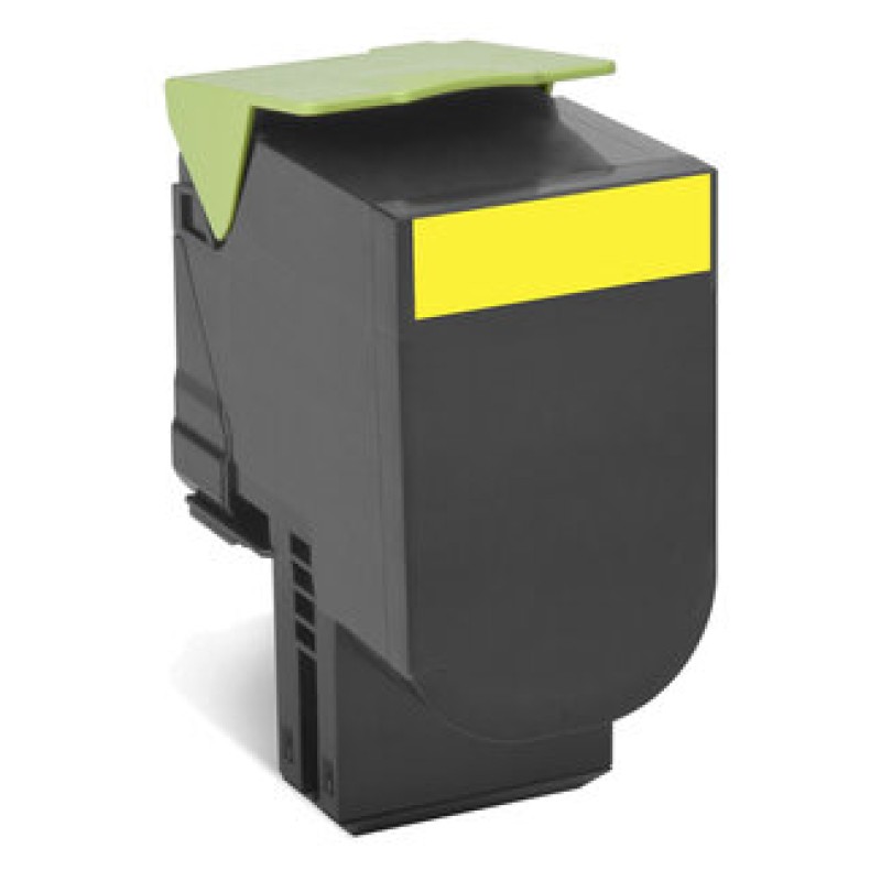 Tóner Lexmark 80C8SY0 - Amarillo - Programa de Retorno - 80C8SY0