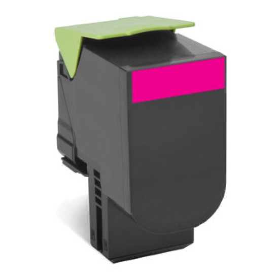 Tóner Lexmark 80C8XM0 - Magenta - Extra Alto Rendimiento - Programa de Retorno - 80C8XM0