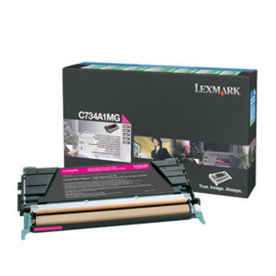 Tóner Lexmark C734A1MG - Magenta - Programa de Retorno - C734A1MG