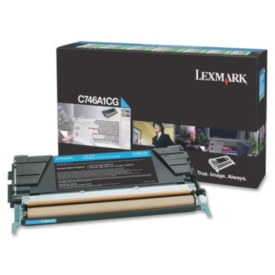 Tóner Lexmark C746A1CG - Cian - Programa de Retorno - C746A1CG