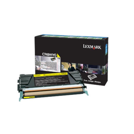 Tóner Lexmark C748H1YG - Amarillo - C748H1YG