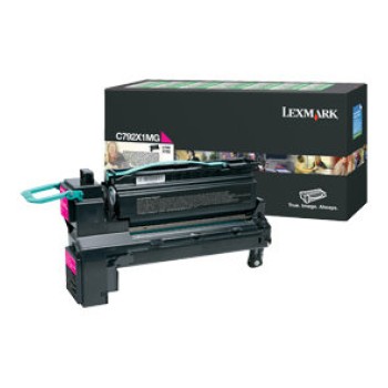 Tóner Lexmark C792X1MG - Magenta - 20,000 Páginas - Programa de Retorno - C792X1MG