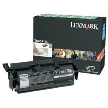 Tóner Lexmark Negro Original Rendimiento 7000 Páginas Modelo T650A11L
