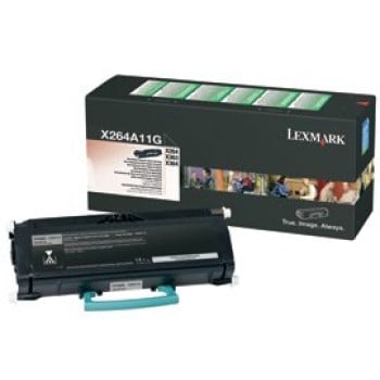 Tóner Lexmark Negro Original X264A11G - Compatible con X264, X363, X364 - 3500 Páginas