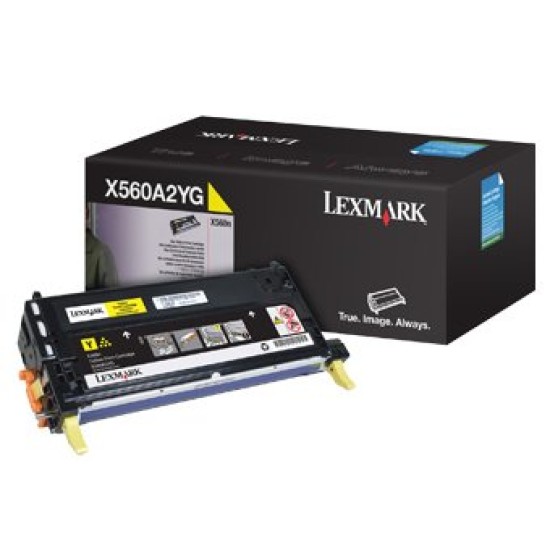 Tóner Lexmark X560A2YG - Amarillo - X560A2YG