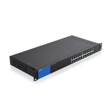 Switch Linksys LGS124P - 24 Puertos - Gigabit - PoE+ - No Gestionado - LGS124P