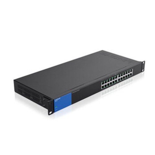 Switch Linksys 24 Puertos Gigabit PoE+ No Gestionado Modelo LGS124P