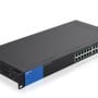 Switch Linksys LGS124P - 24 Puertos - Gigabit - PoE+ - No Gestionado - LGS124P