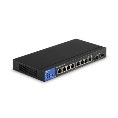 Switch Linksys LGS310MPC - 8 Puertos - Gigabit - 2 SFP - Gestionado - LGS310MPC