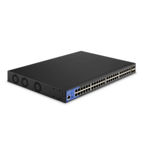 Switch Linksys 48 Puertos Gigabit Gestionado PoE+ con 4 SFP LGS352MPC Switch Linksys 48 Puertos Gigabit Gestionado PoE+ con 4 SFP LGS352MPC