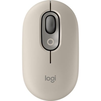 Mouse Logitech POP MOUSE - Inalámbrico - USB - 4 Botones - Arena - 910-006648