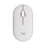 Mouse Logitech Pebble 2 M350S - Inalámbrico - Blanco - 910-007047