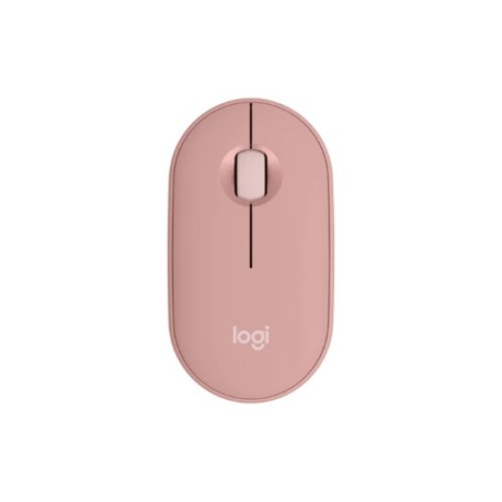 Mouse Logitech Pebble 2 M350S - Inalámbrico - Rosa - 910-007048