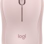 Mouse Logitech M240 - Inalámbrico - Bluetooth - Rosa - 910-007117