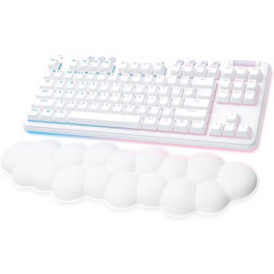 Teclado Gamer Logitech G715 - Inalámbrico - Inglés - Multimedia - LED - Blanco - 920-010453