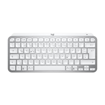 Teclado Logitech MX Keys Mini - Inalámbrico - Blanco - 920-010477