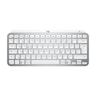 Teclado Logitech MX Keys Mini - Inalámbrico - Blanco - 920-010477