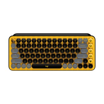 Teclado Logitech Pop Keys - Inalámbrico - Bluetooth - Inglés - Multimedia - Amarillo - 920-010713