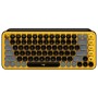 Teclado Logitech Pop Keys - Inalámbrico - Bluetooth - Inglés - Multimedia - Amarillo - 920-010713