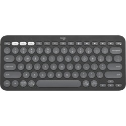 Teclado Logitech Pebble Keys 2 K380S Inalámbrico Bluetooth Grafito