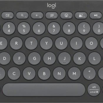 Teclado Logitech Pebble Keys 2 K380S Inalámbrico Bluetooth Grafito