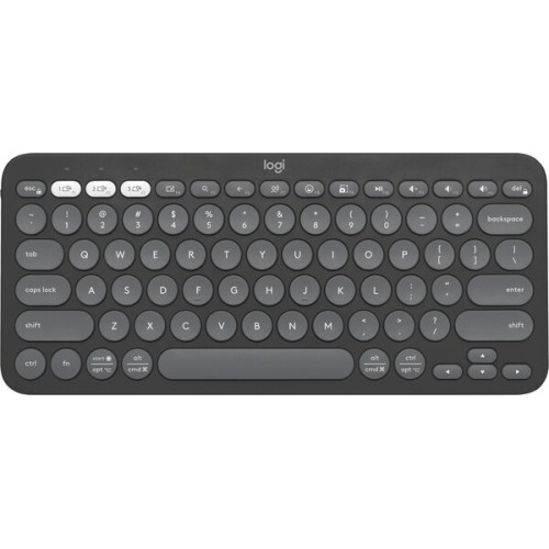 Teclado Logitech Pebble Keys 2 K380S Inalámbrico Bluetooth Grafito