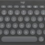 Teclado Logitech PEBBLE KEYS 2 K380S - Inalámbrico - Bluetooth - Grafito - 920-011783