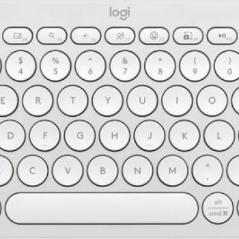 Teclado Logitech Pebble Keys 2 K380S Inalámbrico Bluetooth Español Blanco