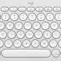 Teclado Logitech PEBBLE KEYS 2 K380S - Inalámbrico - Bluetooth - Inglés - Blanco - 920-011784