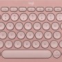 Teclado Logitech PEBBLE KEYS 2 K380S - Inalámbrico - Bluetooth - Inglés  - Rosa - 920-011785