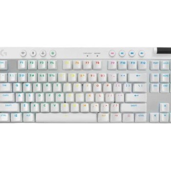 Teclado Gamer Logitech PRO X TKL Inalámbrico RGB Blanco - 920-012143