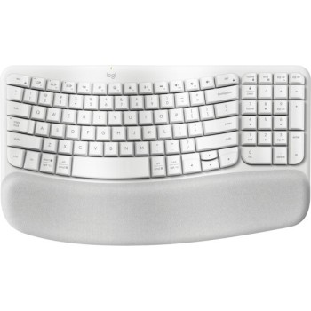 Teclado Logitech Wave Keys - Inalambrico - USB - Blanco - 920-012279