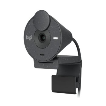 Cámara Web Logitech Brio 300 - 1080P - Micrófono - USB-C - Grafito - 960-001413