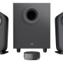 Bocinas para Computadora Logitech Z407 - Inalámbrico - Bluetooth - 3.5 mm - 40W - Subwoofer - 980-001347