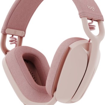 Diadema Logitech Zone Vibe 100 Inalámbrica Bluetooth USB-C Rosa - 981-001223