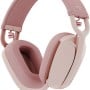 Diadema Logitech Zone Vibe 100 - Inalámbrica - Bluetooth - USB-C - Rosa - 981-001223