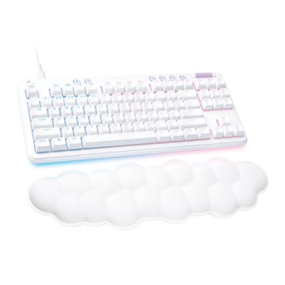 Teclado Gamer Logitech G713 Tactile - Alámbrico - Inglés - Blanco - RGB - 920-010413