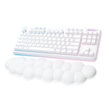 Teclado Gamer Logitech G715 Linear Inalámbrico RGB Blanco - 920-010684