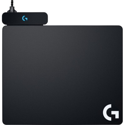 Mouse Pad Gamer Logitech POWERPLAY - 321x344x3mm - Carga Inalámbrica - RGB - 943-000208