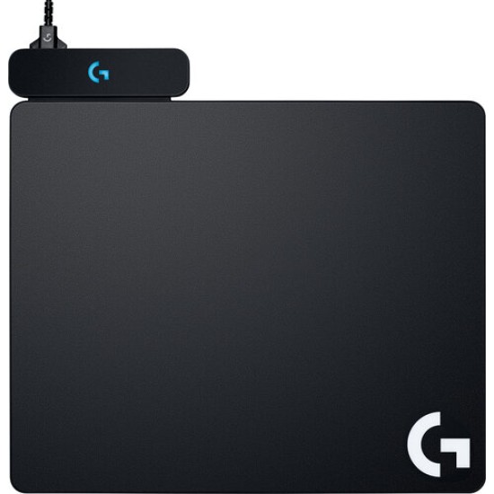 Mouse Pad Gamer Logitech POWERPLAY - 321x344x3mm - Carga Inalámbrica - RGB - 943-000208