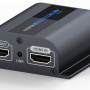 Transmisor y Receptor de Vídeo SAXXON LKV372PRO - HDMI - Cat6 - 1080p - Hasta 50m - LKV372PRO